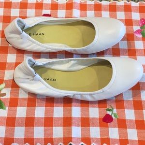 SOLD Cole Haan white flats